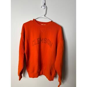 M.J. Soffe Clemson Monochrome Orange Crewneck Sweatshirt Sz: Medium